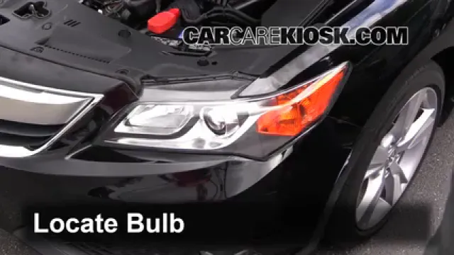 2013 Acura ILX 2.0L 4 Cyl. Luces Faro delantero (reemplazar foco)